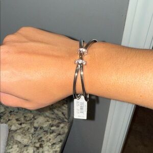 Kendra Scott Silver and Pink Bracelet